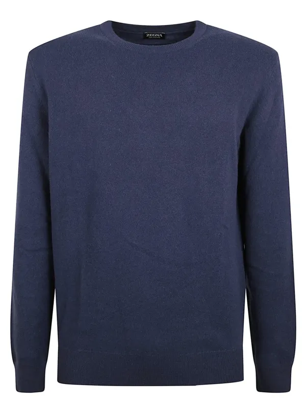 Zegna textured crew-neck sweater, product photo
