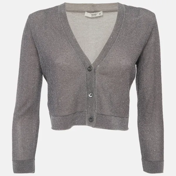 Prada cropped knit cardigan (close match at ASOS), product photo
