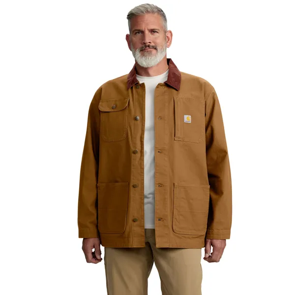 Carhartt duck loose-fit chore coat, product photo